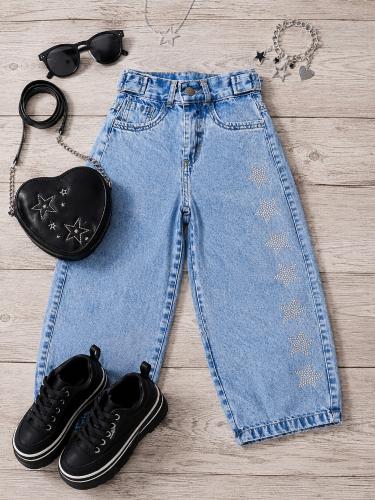Baggy con Cintura Regulables con Brillo