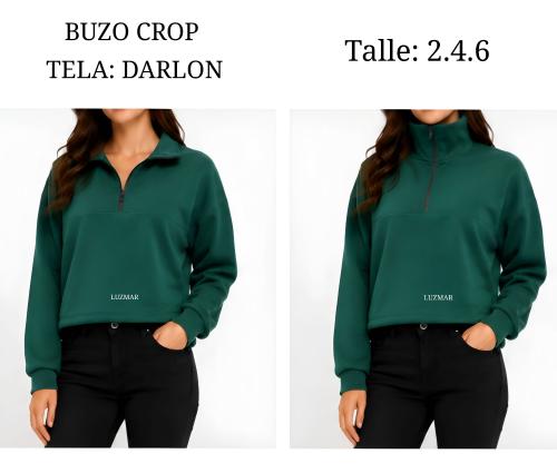 Buzo Crop Darlon Liso