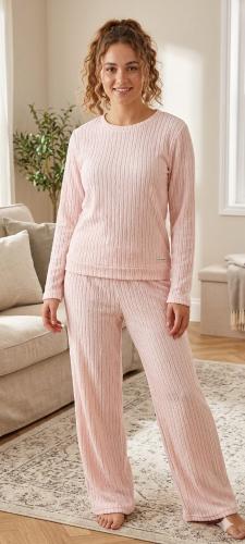 Pijama Peluche de Mujer Estampados y Lisa - Miniatura 3