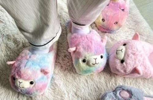 Pantufla Llamita 34a39 Importadas  Suela  Costurada - Miniatura 2