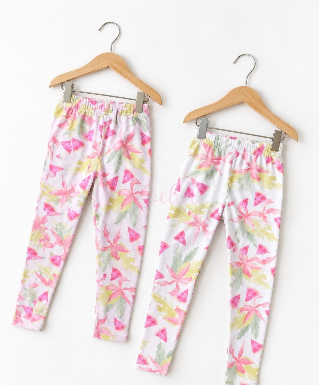 Calzas Algodón con Lycra Flores  Elastizado - Imagen 4