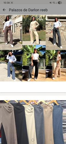 Pantalones Palazos para Damas del Tallas 2 al 5