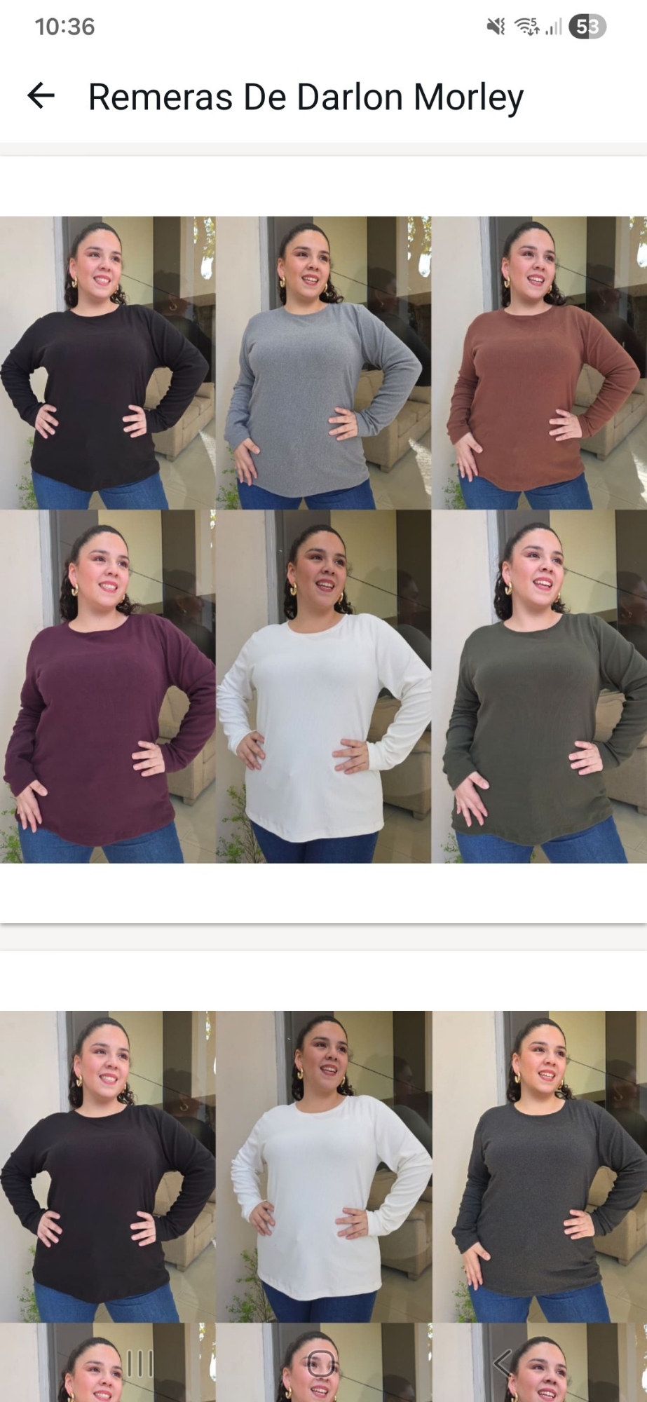 Remeras en Darlon para Damas del Tallas 2 al 6 - Imagen 1