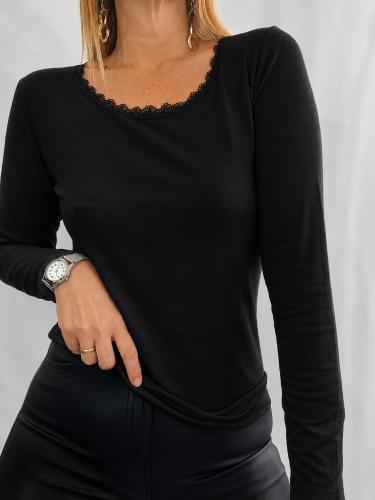 Camiseta con Encaje