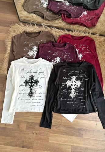 Manga Larga Estampadas