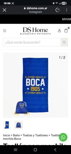 Toallon con Mochila Boca-river-afa - Miniatura 2