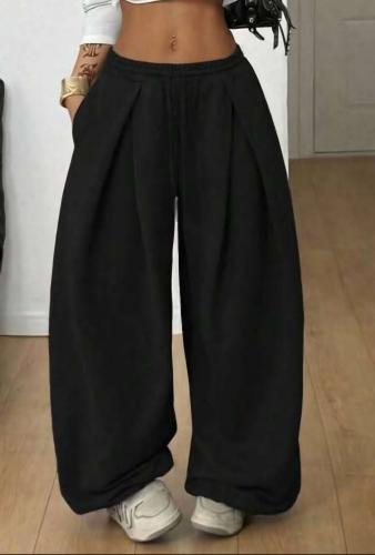 Pantalon Jogging Baggy con Pinzas Frisa Importada