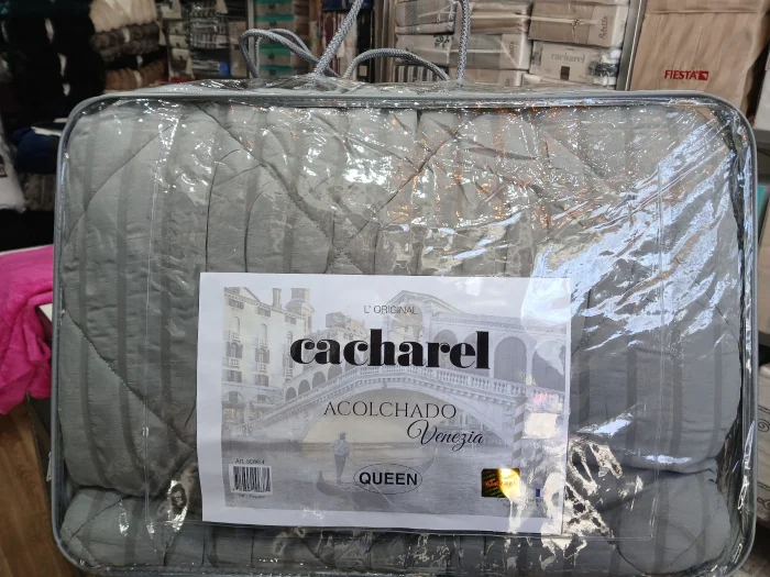 Acolchado Cacharel Queen Reversibles