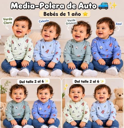 Poleras Bebes Térmicas Premium
