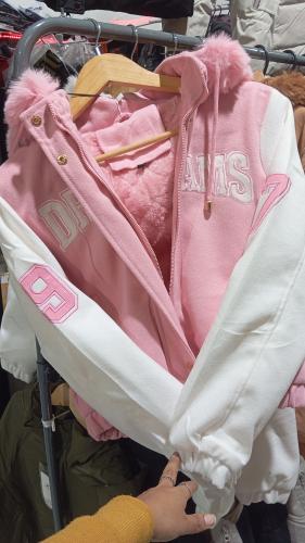 Campera de Paño Universitaria de Mujer Importada - Miniatura 2