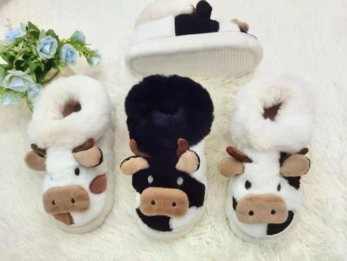 Pantuflas Vaca 3d Cerrada