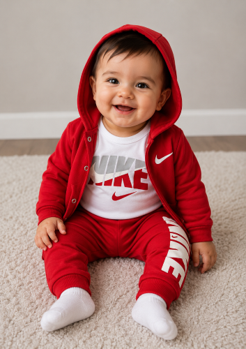 Conjunto Nike Baby  Tres Piezas   Frisado Premium  Tres Piezas: - Miniatura 1