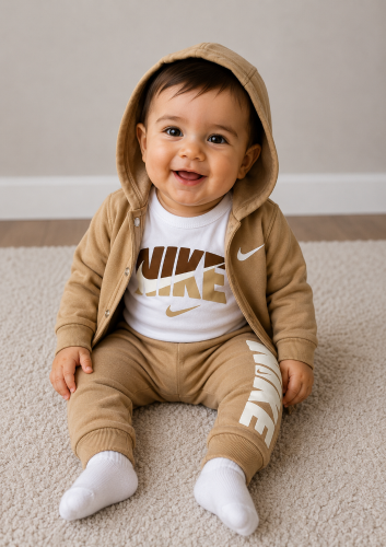 Conjunto Nike Baby  Tres Piezas   Frisado Premium  Tres Piezas: - Miniatura 7