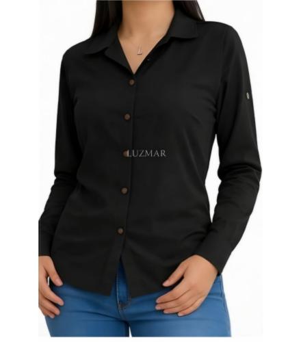 Camisa Manga Larga Liso Fibrana Poplin