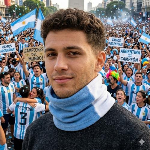 Cuello y Gorro  Polar Argentina, Invierno, Día del Padre