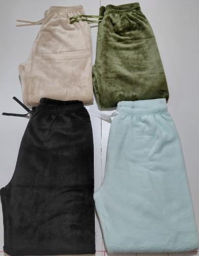 Pantalón Pijama Negro Peluche Calidad Premium;) - Miniatura 2