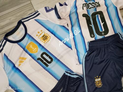 Conjunto Argentina Sublimados Niño y Adulto - Miniatura 2