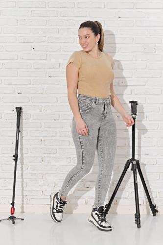 Pantalón Gray! Liso Elastizado Tiro Alto