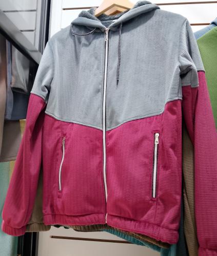 Campera de Sherpa con Piel