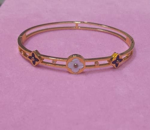 Pulseras de Acero Quirúrgico Dorado