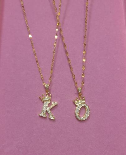 Cadena con Dije de Inicial Dorado