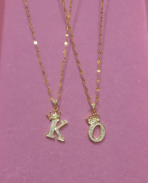 Cadena con Dije de Inicial Dorado