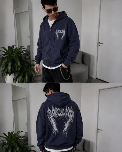 Campera con Piel Hombre - Miniatura 3