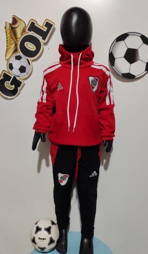 Conjunto Bordado Boca River Argentina Niños - Miniatura 2