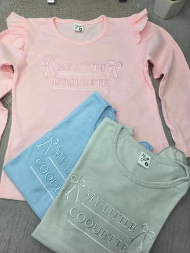 Camiseta Coquette Bordada