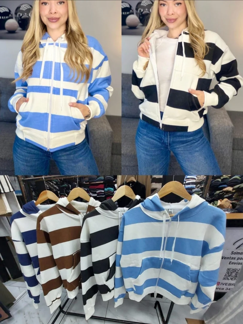 Campera Boxifit Algodón Peinado Talle 1al5 - Imagen 1