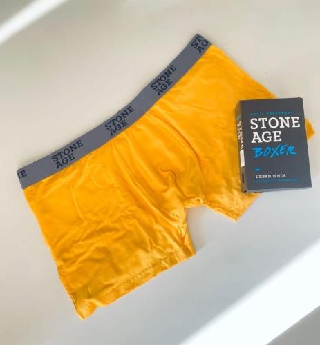 (art:st155e) T/especial Boxer Stoneage Liso Hombre Original - Miniatura 7