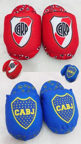 Pantuflones River/ Boca/ Recing/ Imdependiente