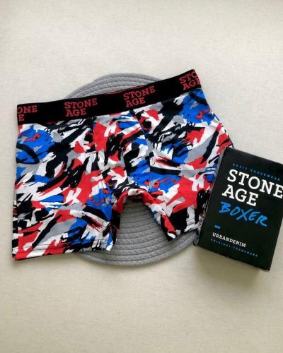 (art:st165) Stone Age Boxer Hombre Estampado Original