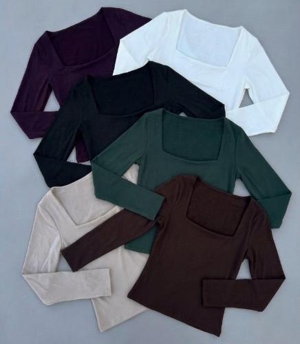 Camiseta Modal Soft Escote Cuadrado