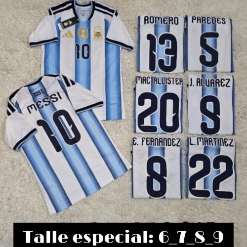 Camiseta Afa Titular con Dorsal,talle Especial