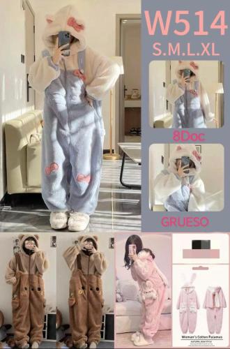 Pijamas de Adultos, Peluche