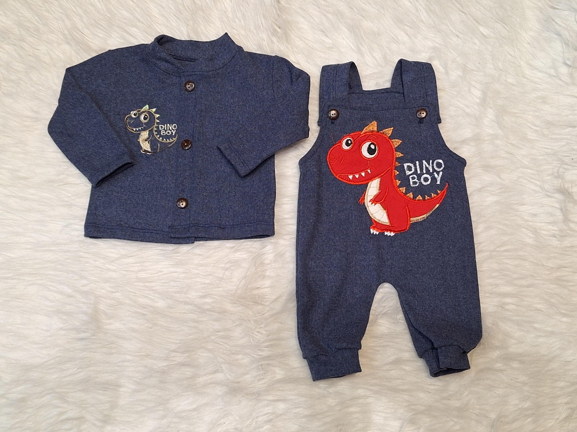 Jardinero Campera Darlon Rib Bebe - Imagen 3