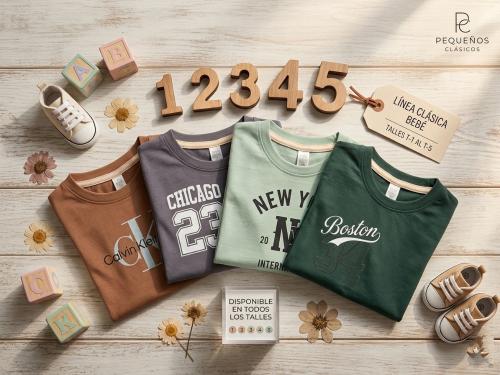 Remera de Bebe Algodón Licra - Miniatura 3