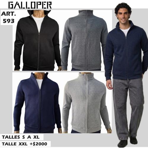 Campera Frisa Algodón Peinado