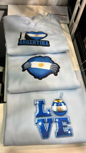 Buzos Estampados Friza Peinada  de la Selección Argentina - Miniatura 3