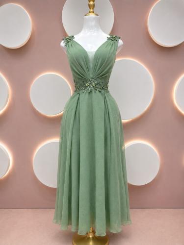 Vestido Bordado Flor - Miniatura 2