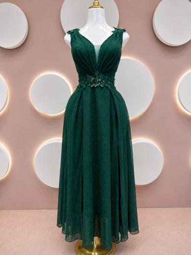 Vestido Bordado Flor - Miniatura 4