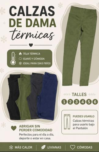 Calzas Térmicas de Dama