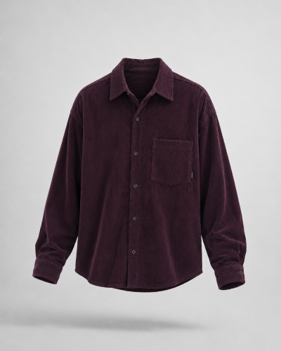 Camisa Corderoy Hombre con Bolsillo - Miniatura 3