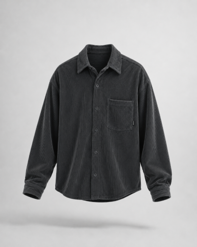 Camisa Corderoy Hombre con Bolsillo - Miniatura 4