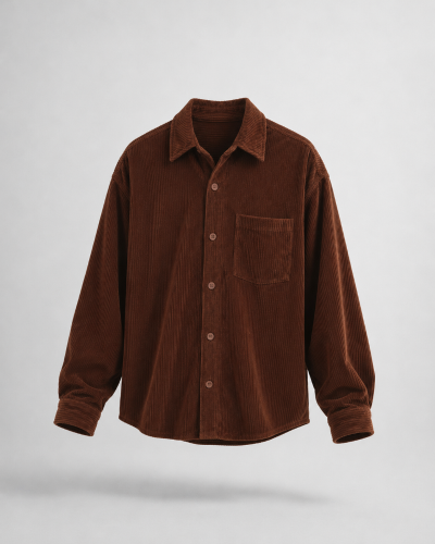 Camisa Corderoy Hombre con Bolsillo - Miniatura 5