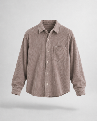 Camisa Corderoy Hombre con Bolsillo - Miniatura 6