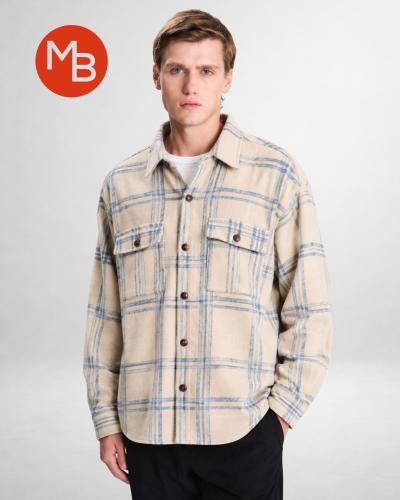 Camisaco a Cuadros Doble Tapa Bolsillo - Miniatura 5