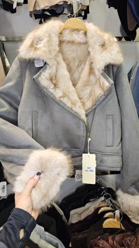 Campera de Gamulan con Piel. Art.957