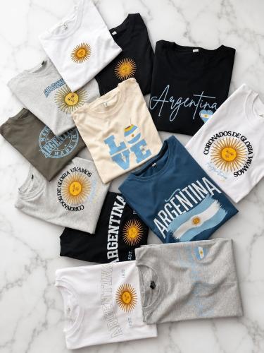 Remera/on de Argentina Unisex